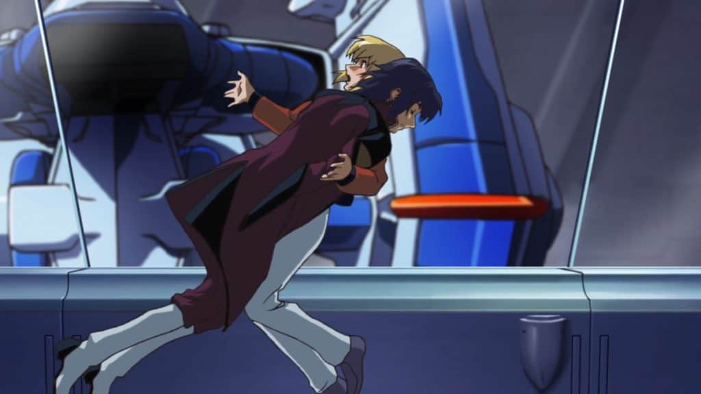This image has an empty alt attribute; its file name is Athrun-hugs-Cagalli-1024x575.jpg